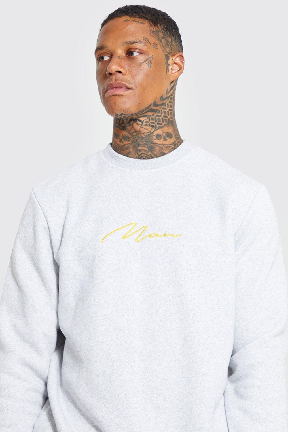 Boohoo man sweatshirt hotsell